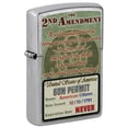 thumbnail image 1 of Encendedor Zippo Street Chrome 81403 Segunda Enmienda Metalico Recargable, 1 of 4