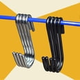 thumbnail image 3 of 30 Pcs Stainless Steel Hooks Heavy Duty Hangers S Type Hooks Metal Hooks Kitchen S Hooks S Shaped Hooks, 3 of 3
