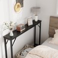 thumbnail image 3 of Aoile 39.3" Behind Couch Table, Sofa Tables Narrow Long for Living Room, Entryway, Hallway, Black, 3 of 8