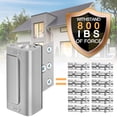thumbnail image 4 of LOVEVER 1PC Home Security Reinforcement Door Lock - Childproof Door Locks for Front Door Kids Safety  Withstand 800 lbs for Inward Swing Doors  Add Extra Flip Lock Latches to Defend Apart, 4 of 9