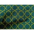 thumbnail image 4 of oneOone Cotton Poplin Fabric Quatrefoil Block Print Fabric By The Yard 56 Inch Wide, 4 of 4