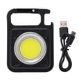 thumbnail image 2 of Mini Keychain Light, COB Aluminum Alloy Widely Applicable Portable Pocket Light  For Emergency Maintenance Black, 2 of 8