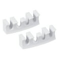 thumbnail image 1 of Uxcell Badminton Stringing Racquet Load Spreader Adapter Stringing Machine Tool, White 2 Pack, 1 of 6