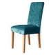 thumbnail image 1 of Silla de comedor elástica para hotel, estilo silla, de franela, con respaldo medio, funda multifuncional para silla, 1 of 5