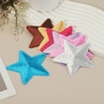 thumbnail image 6 of 12Pcs Sequin Star Iron on Patches 9x9cm(3.55x3.55") Appliques Embroidery Star Patches for Clothing Bags Jackets Jeans Hats Accessory Craft Gold, 6 of 6