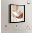 thumbnail image 2 of Serene Overlap I Shadowbox Print Brown Art by Art Remedy, Black Frame, 24 x 30, 2 of 6