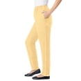 thumbnail image 3 of Woman Within Plus Size 7-Day Straight-Leg Elastic-Waist Denim Jean (Petite & Tall Available), 3 of 6