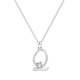 thumbnail image 1 of 26 Initial Alphabet Shape Rhinestone Collar para Mujeres Collares para Mujeres A Z 26 Alphabet Initial Silver Collares para Mujeres Niñas, 1 of 4