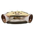 thumbnail image 1 of Cat Tunnel Hideout House With Scratching Ball for Indoor Cats Green, 1 of 8