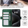 thumbnail image 5 of Decase Flip Case with Card Holder for Samsung Galaxy A54 5G,Wallet PU Leather Magnetic Protective Cellphone Case for Samsung Galaxy A54 5G Folio Book Cover with Stand,Green, 5 of 7