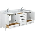 thumbnail image 3 of Design Element Valentino 60" Double Sink Vanity in White, 3 of 5
