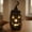 D, variant on Halloween Spooky Seaweed Pumpkin Woven Wicker Halloween Figurines - Large Light Up Wicker Jack-o'-lantern with Witch Hat -Thanksgiving Decorative Autumn Fall Seaweed and Pumpkin Decorations