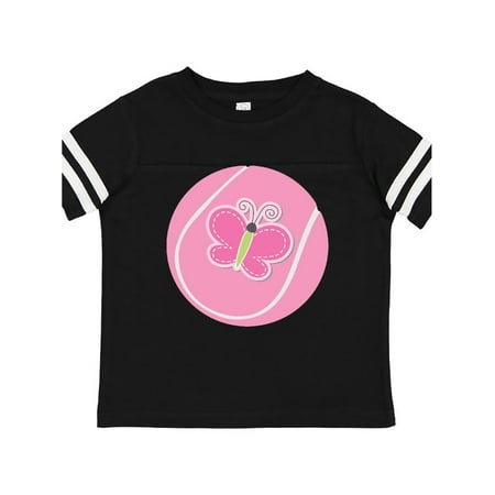 

Inktastic Tennis Pink Ball Gift Toddler Toddler Girl T-Shirt