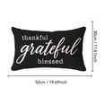 thumbnail image 2 of Thanksgiving Throw Pillow Covers 12x20 Inch, Printed Decorative Square Pillowcases, Farmhouse Holiday Cushion Covers for Couch Sofa Living Room Bedroom Outdoor Home Decor, 2 of 8