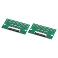 thumbnail image 1 of Unique Bargains FPC Converter Board 34P 0.5mm on Socket Side, Back 1.0mm, to DIP 2.54mm 2 Pack, 1 of 6