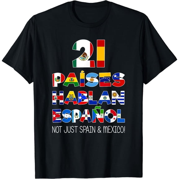 Hispanic Heritage Month Spanish Speaking Countries T-Shirt
