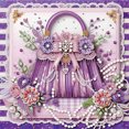 thumbnail image 1 of Kit Con Forma Especial Parcial DIY 5D Bolsas Flores 30x30cm, 1 of 9