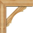 thumbnail image 3 of Ekena Millwork 8"W x 32"D x 32"H Olympic Block Rough Sawn Bracket w/ Offset Brace, Western Red Cedar, 3 of 25