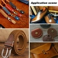 thumbnail image 4 of 6 Rolls 6 Colors 65.64 Yards Waxed Flat Polyester Cord Kit Wax Beading Coated String Cords with Leather Upholstery Repair Iron Needle for Bracelet Making Hand Stitching DIY Craft Supply, 4 of 7