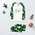 thumbnail image 2 of Odeerbi Christmas Pajamas for Family Plaid Holiday Long Sleeve Family Christmas Pajamas Matching Sets Mom Cute Warm Plaid Printed Sleepwear Xmas Family Matching PJs Set Red, 2 of 6