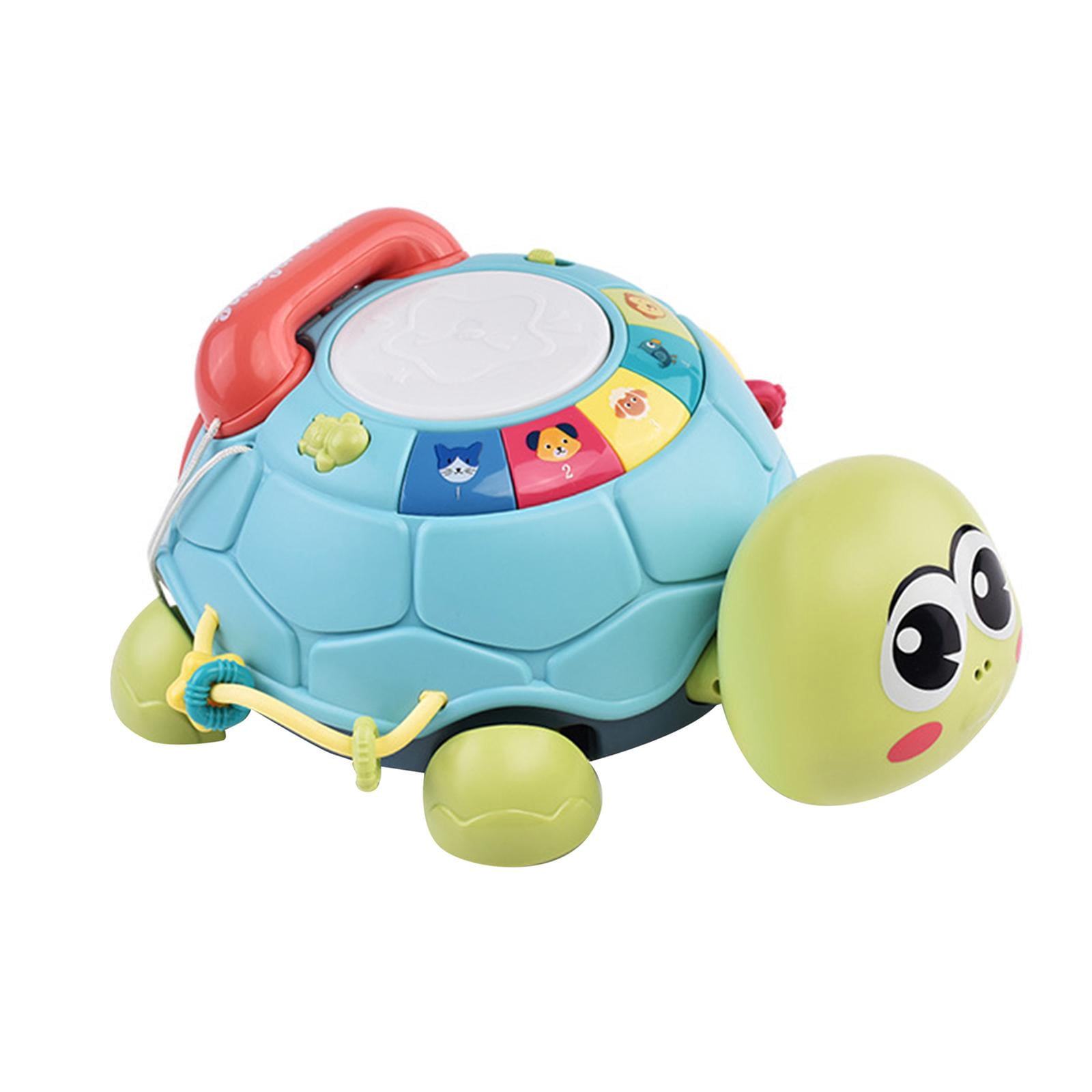 Tummy Time Toy Crawling Turtle Toy Infant Learning Toy Encourages Gross Motor Skills for Babies 6 to 12 Months