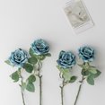 thumbnail image 1 of Royalbelle 1 Branch Simulation Rose Retro Autumn Color Artifical Rose Flower Home Decoration, 1 of 2
