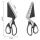 thumbnail image 5 of Tijeras para pizza Cortador de pizza Cortador de pizza con pala para pizza Tijeras Cuchillo Tijeras para pizza de acero inoxidable esquí esquí Gafas de esquí, 5 of 5