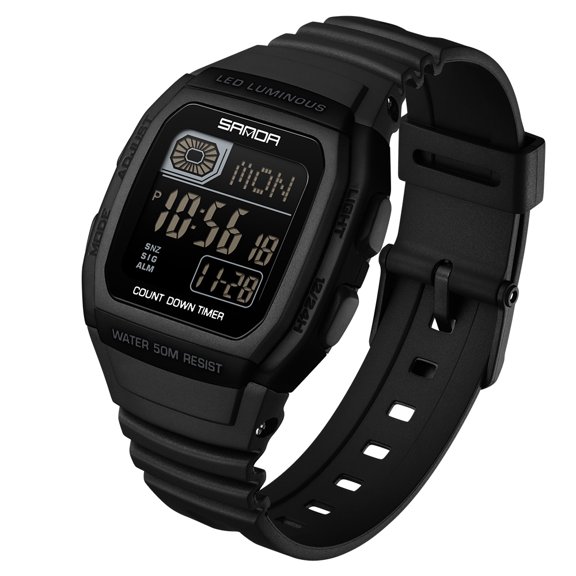 Watches for Man Digital Watches Waterproof Sport Watch with LED Backlight, Running Sports Digital Watch Gifts for Man Father's Day Gift