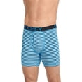 thumbnail image 2 of Jockey Men's Midway Brief - 3-pack, True Navy/White Blue Stripe/Turquoise, M, 2 of 3