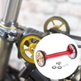thumbnail image 3 of LOVIVER Vélos Pliants Roues Faciles Tige d'Extension avec Entretoises Rouge Coloré, 3 of 8