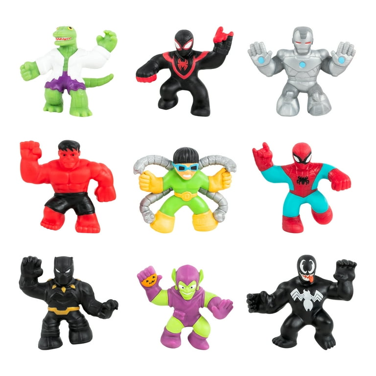 Heroes of Goo Jit Zu the Marvel Edition Minis, Stretchy Actions Figures, 2.5 Inches, Ages 4+