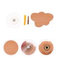 thumbnail image 3 of Shisuyan Adhesive Hooks Wood Color 3Pcs 3.5x2.4in, 3 of 9