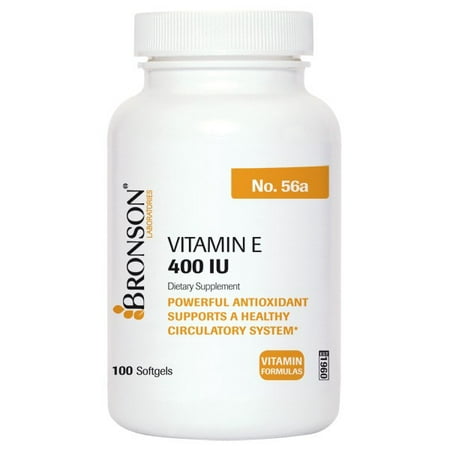 Bronson Vitamine E 400 UI, 100 Gélules