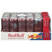 Red Bull Peach Edition Energy Drink, 12 fl oz, Pack of 24 Cans