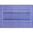 thumbnail image 1 of Ahgly Company Machine Washable Indoor Rectangle Abstract Blue Contemporary Area Rugs, 2' x 3', 1 of 4