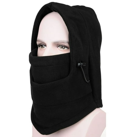 Balaclava Fleece Windproof Ski Mask ,iClover Cold Weather Face Mask Motorcycle Neck Warmer or Tactical Balaclava Hood for Snowboard Cycling Outdoors Sports