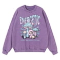 thumbnail image 3 of Sudadera con capucha vintage desgastada con lavado enérgico Grow Towards The Sun para hombre, sudadera de gran tamaño a la moda, sudadera holgada de algodón con capucha, 3 of 4