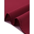 thumbnail image 5 of Agnes Orinda Women's Plus Size Tops Pleated Long Sleeve Crew Neck Elastic Cuffs Office Elegant Blouse 4X Burgundy, 5 of 6