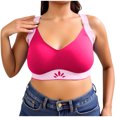 thumbnail image 1 of Backless Bra for Women Large Size Seamless Solid Color Everyday Bras Nylon Regular Length 1Pc, 1 of 7