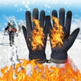 thumbnail image 4 of Winter Outdoor Riding Gloves with Touchscreen Compatibility, Windproof & Insulated for Skiing, Cycling, Hiking, Running & Sports Enthusiasts, 4 of 5