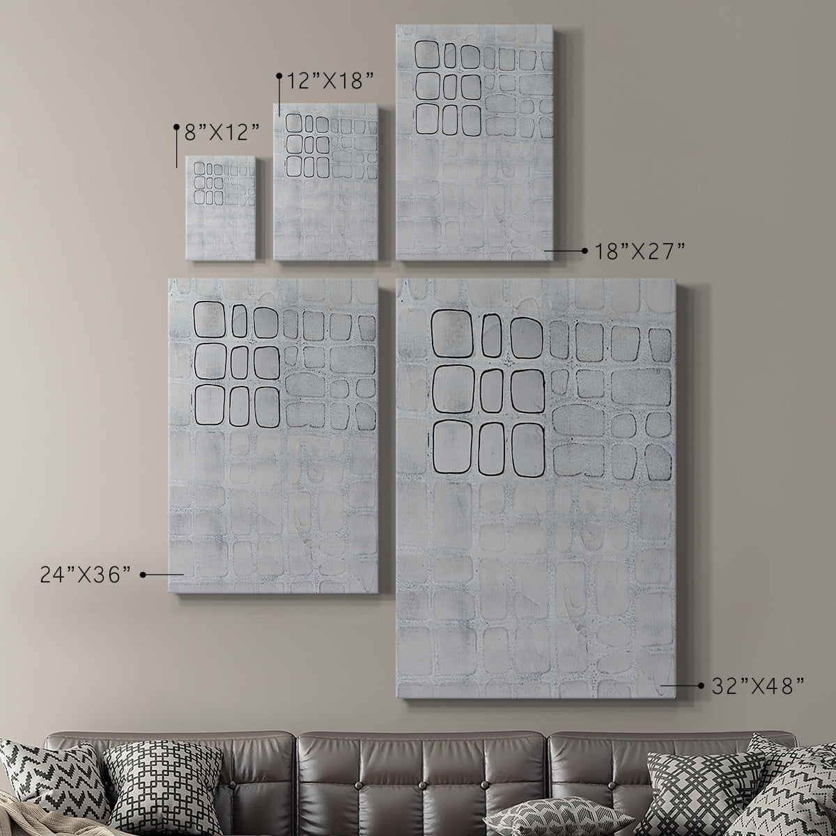 Lumen Colour I Premium Gallery Wrapped Canvas - Ready to Hang