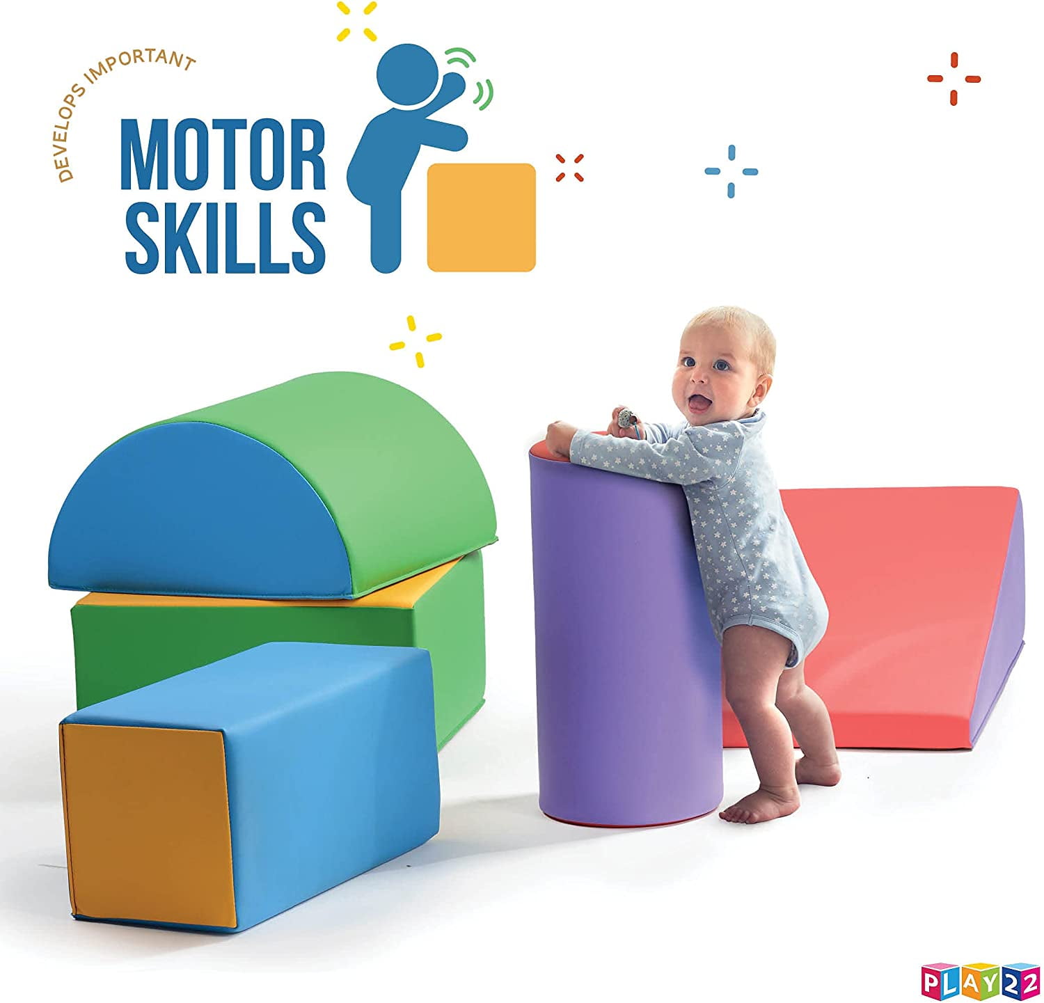 Soft Climbing Set,Foam Climbing Blocks for Toddlers , Climbing, Crawling  Play Set,5PCS - On Sale - Bed Bath & Beyond - 38312937