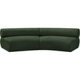 thumbnail image 4 of Meridian Furniture Bale Green Chenille Fabric Modular Sofa, 4 of 12