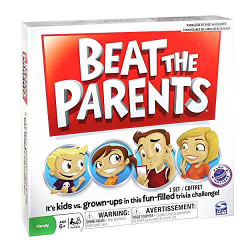 Beat The Parents Spin Master 2011 Board Game Family Age 6 for sale online 