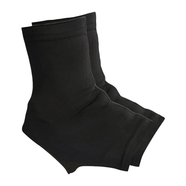 2 fundas para tacos de fútbol, calcetines para tacos, mallas elásticas antideslizantes, mangas para tacos para béisbol, sóftbol, bicicleta, adultos y Negro
