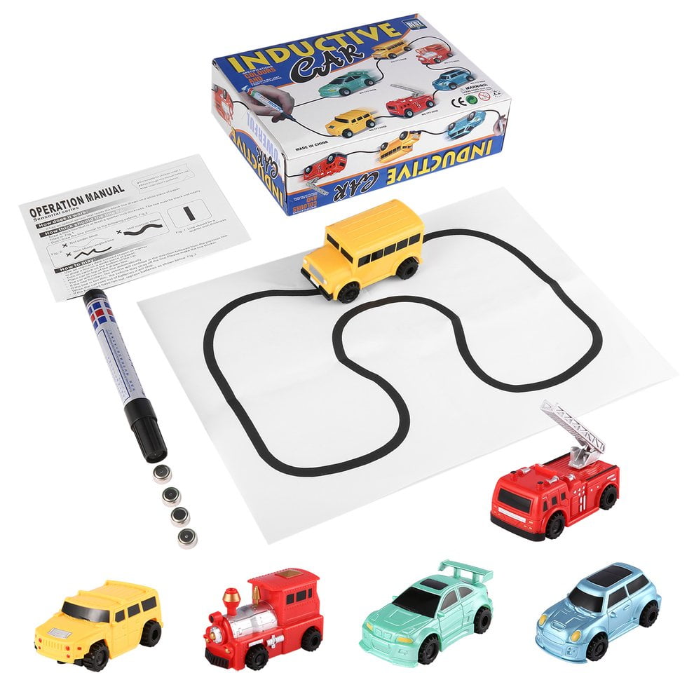 toy truck that follows lines