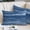 Navy Blue, variant on Duck Green Pillow Covers, Linen Long Throw Pillow Case, Vintage Modern Abstract Art Ombre Holiday Pillow Protector Decorative Cushion Cover for Living Room/Bedroom 20" x 26"