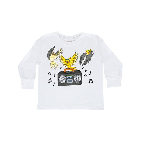 

Inktastic Jamming Cockatiels Gift Toddler Boy or Toddler Girl Long Sleeve T-Shirt