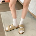 thumbnail image 5 of Mostsola Slippers for Women Cork Footbed Clogs Fashion Summer Dress Slides Platform Slip on Shoes, 5 of 8