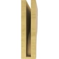 thumbnail image 4 of 3"W x 12"D x 12"H Thin Garner Rough Cedar Woodgrain TimberThane Corbel, Primed Tan, 4 of 6